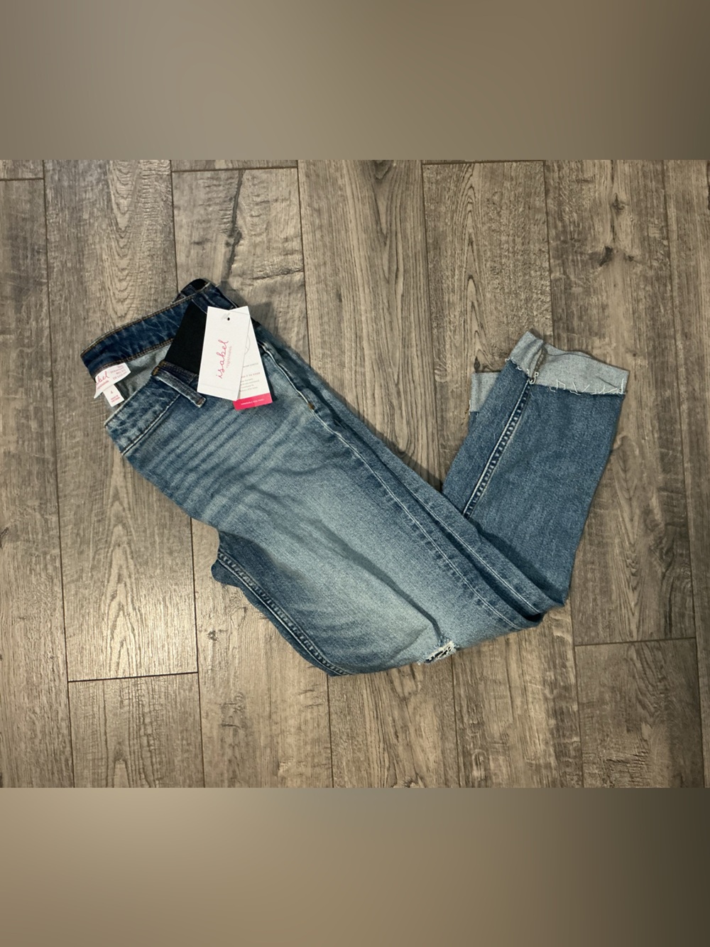 Isabel Maternity by Ingrid & Isabel Light and Medium Boyfriend Jeans size4 NWT
